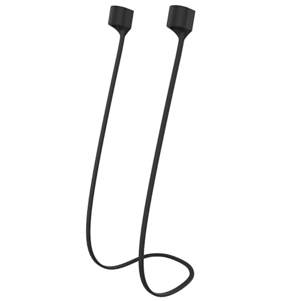 Magnetiskt upphängningsrep i silikon för AirPods Pro 2 - Svart Svart