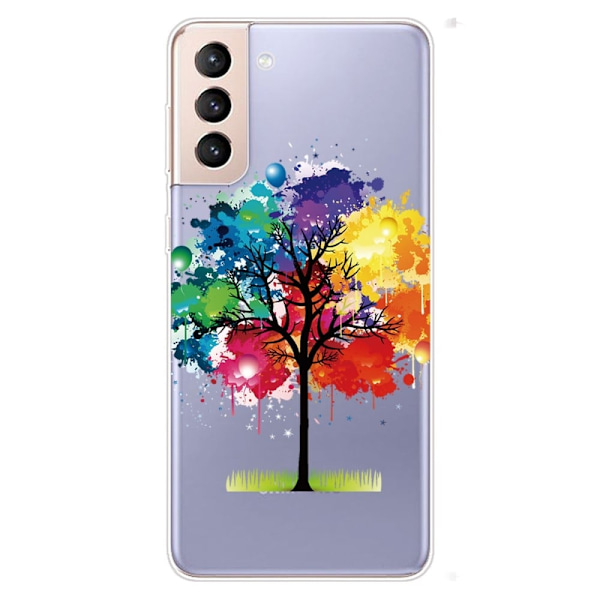 Deco Samsung Galaxy S22 Plus Suojakotelo - Värikäs Puu Multicolor