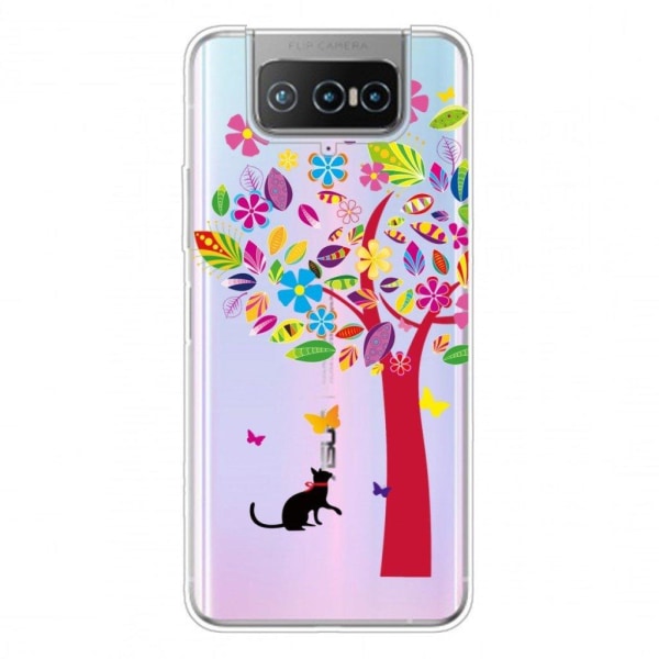 Deco ASUS Zenfone 7 Pro case - Colorful Tree Multicolor