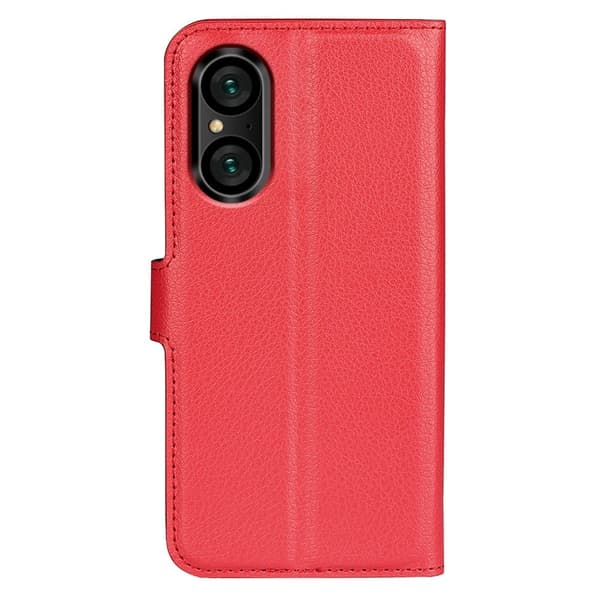 Klassisk Sony Xperia 5 V Flip Etui - Rød Red