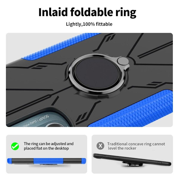Magneettikannatin Motorola Moto G Stylus 5G (2022) - Musta Black