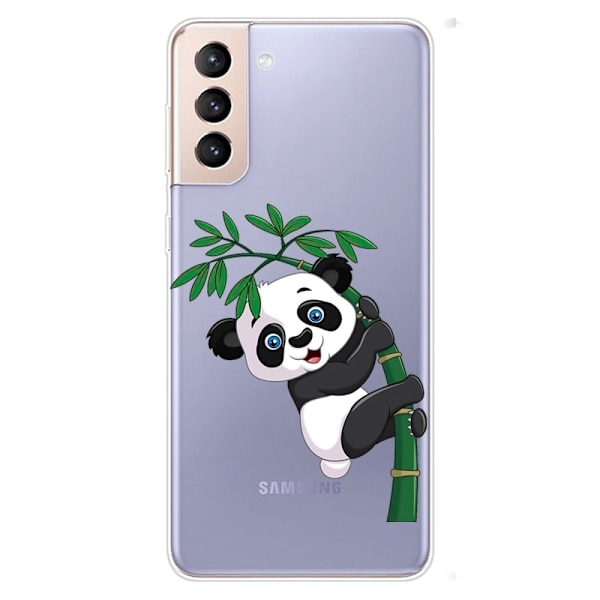 Deco Samsung Galaxy S22 Plus Etui - Panda Climbing Bambus Multicolor