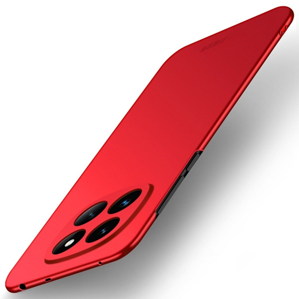 MOFI Xiaomi Redmi Note 14 Pro Plus 5G slim shield deksel - Rød Red
