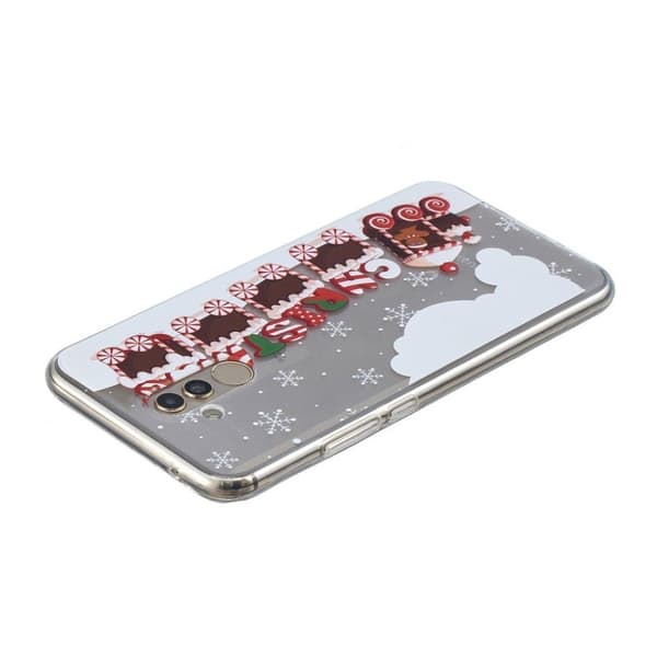 Huawei Mate 20 Lite julmönstrat fodral - Julvagnar multifärg
