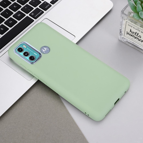 Matta nestesilikoninen kuori Motorola Moto G60 - Vihreä Green