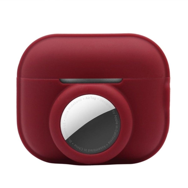 AirPods Pro 2 / AirTags silikonikotelo - Viininpunainen Red