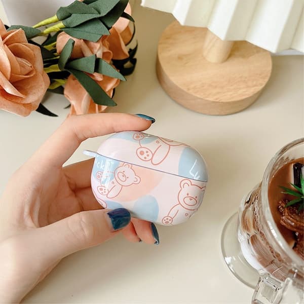 Xiaomi Redmi Buds 4 Pro-etui med sødt design - Bjørn Blue