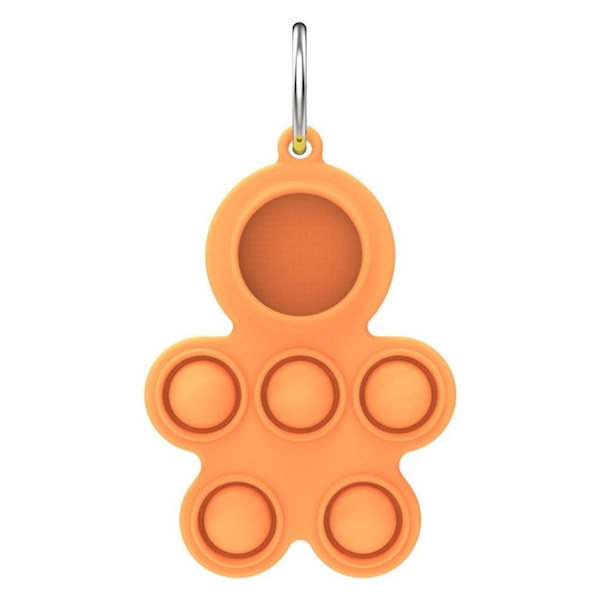 AirTags trykkboble-silikondeksel - Oransje Orange