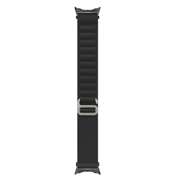 Google Pixel Watch-urrem i nylon med sort stik - Sort Black