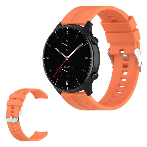 22 mm silikoneurrem til Amazfit-enheder - Orange Orange