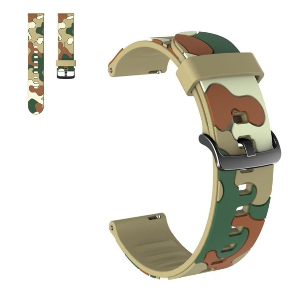 Urrem med camouflage-tema til dit Huawei- og Amazfit-ur - Khaki Brown