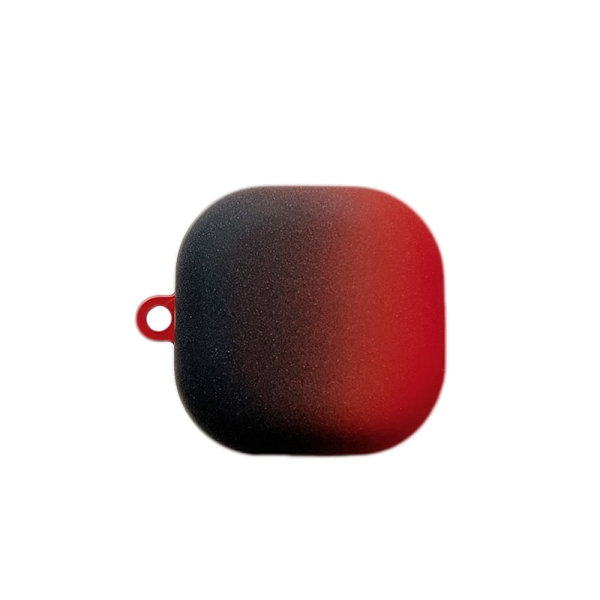 Samsung Galaxy Buds2 / Live / Buds Pro gradient-etui - Sort / Rød Multicolor