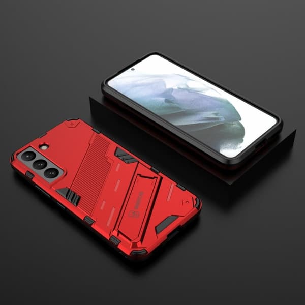 Støtsikkert hybriddeksel for Samsung Galaxy S22 - Rød Red
