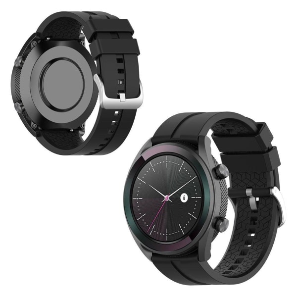 Huawei Watch GT silicone watch band - Black Black