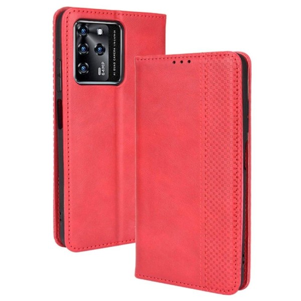 Bofink Vintage ZTE Blade V30 leather case - Red Red