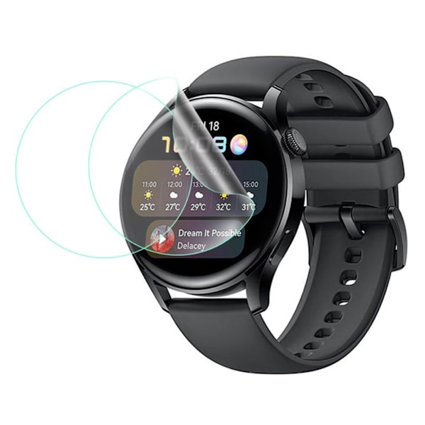 2Pcs Huawei Watch 3 screen protector Transparent