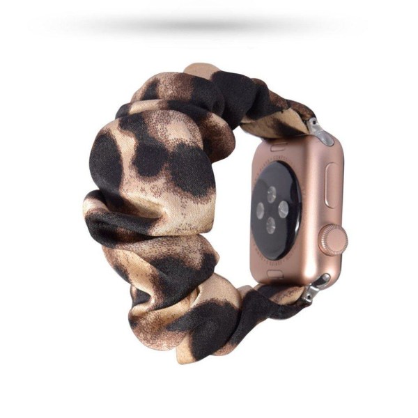 Apple Watch Series 5 40mm cool trasa mönster klockarmband - ljusbrun and svart Spots multifärg