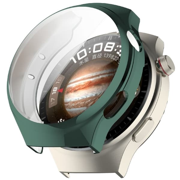 Huawei Watch 4 Flexibelt klockfodral Full täckning Galvanisering Skyddsfodral - Grön Grön