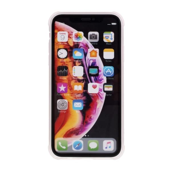 Marmormotiv iPhone Xr skal - Rosa / Grön / Lila multifärg