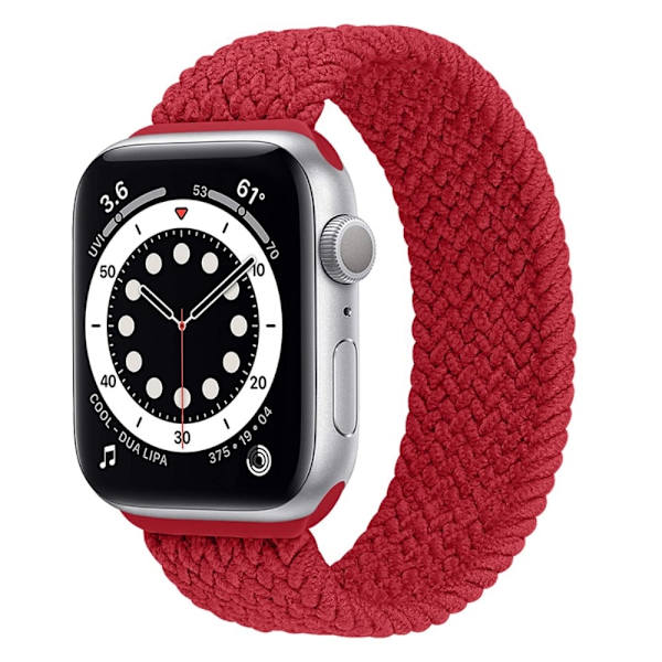 Apple Watch (41mm) elastisk urrem - Rød / Størrelse: S Red