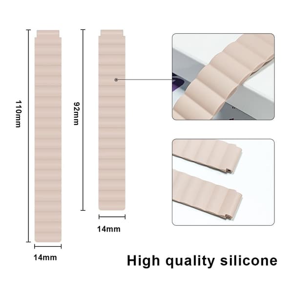 Xiaomi Mi Smart Band 6 / 5 stilig silikon klokkerem - Grå / Oransje Silver grey
