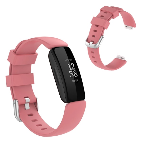 Fitbit Inspire 2 simple watch band - Red / Size: L Röd