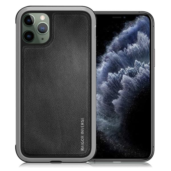 Raigor Inverse LUXURIOUS-suojus iPhone 11 Pro:lle - Musta Black