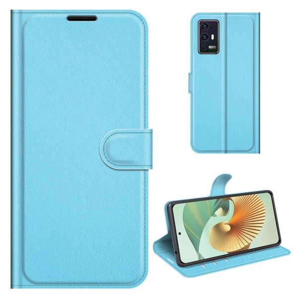 Classic Zte Axon 30 Pro 5g Flip Etui - Blå Blue