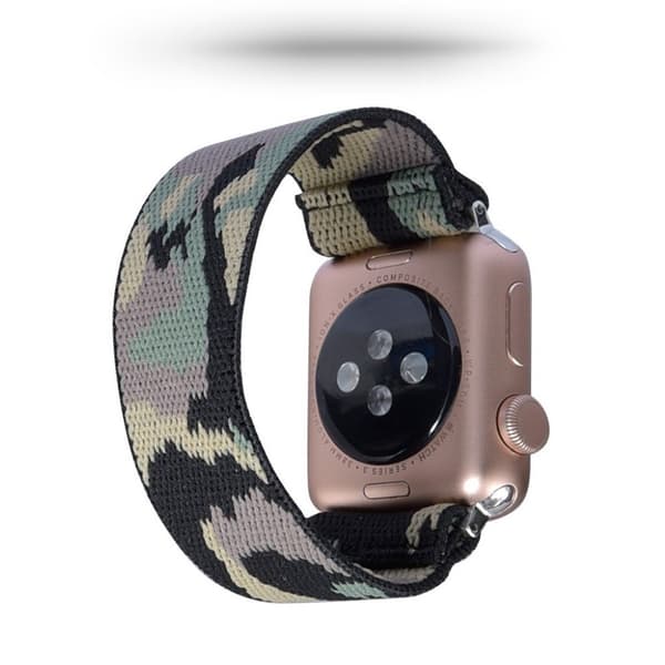Apple Watch Series 5 / 4 40 mm nylon-urrem - Mosaik Multicolor