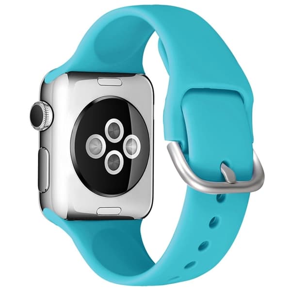 Apple Watch (41 mm) silikoneurrem med justerbart pin-spænde - Grøn Green