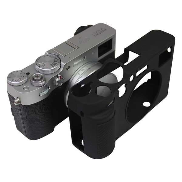 Fujifilm X100V hållbart silikonfodral - Svart Svart