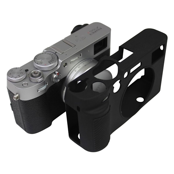 Fujifilm X100V holdbart silikoneetui - Sort Black