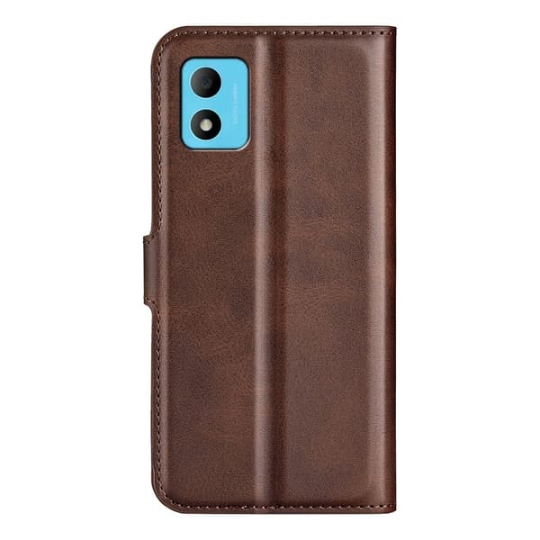 Lompakko Nahkakotelo For Tcl 305i - Ruskea Brown