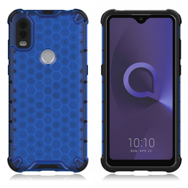 Bofink Honeycomb Alcatel 1V (2020) skal - Blå Blå