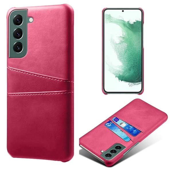Dual Card Samsung Galaxy S24 Plus cover - Lyserød Pink