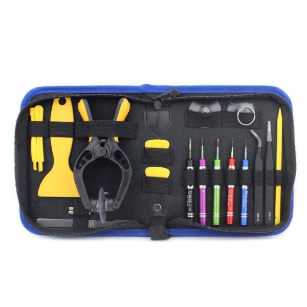 JF-8148 19-i-1 verktygs-kit reparera mobiltelefon multifärg