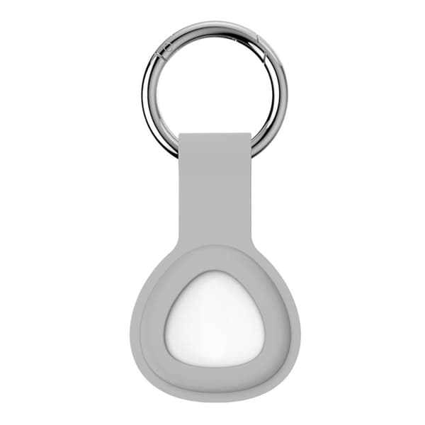 Huawei Tag silikondeksel med nøkkelring - Grå Silver grey
