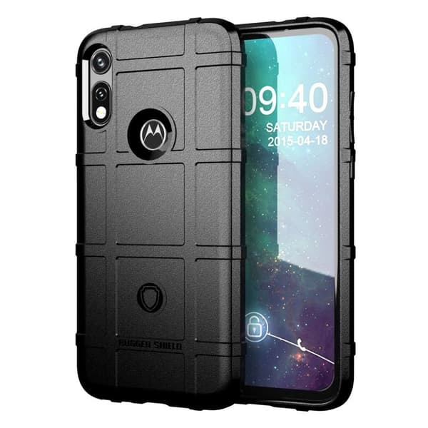 Rugged Shield Motorola Moto E (2020) kotelot - Musta Black