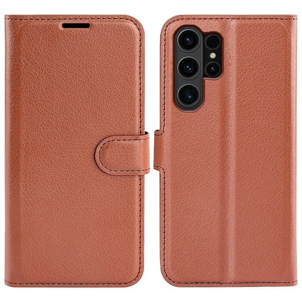 Deco Samsung Galaxy S24 Ultra cover - Brun Brown