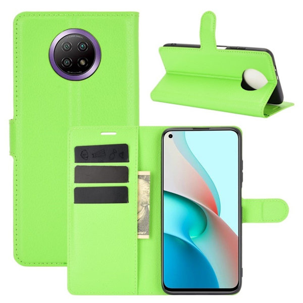 Classic Xiaomi Redmi Note 9t / Note 9 5g Flip Etui - Grøn Green