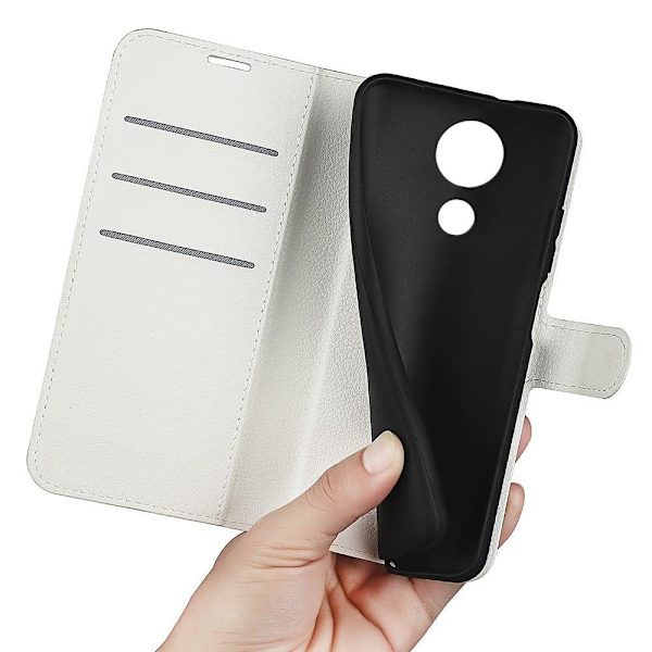 Klassisk Nokia C21 Flip Etui - Hvid White