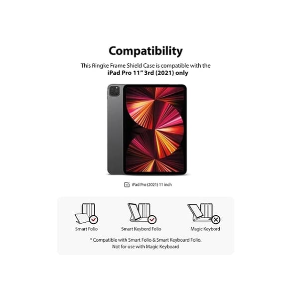 RINGKE Ringke Kehyssuoja - iPad pro 11 tuumaa (3.) - Musta Black
