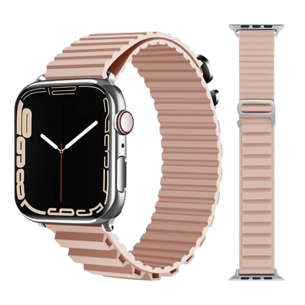 Apple Watch Series 8 (41mm) silikone-urrem - Lyserød Pink