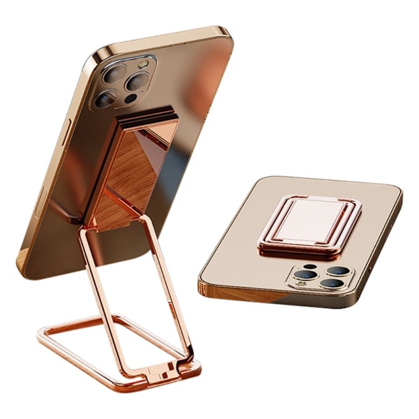 Universal fingerring telefonholder i sinklegering - Gull Gold