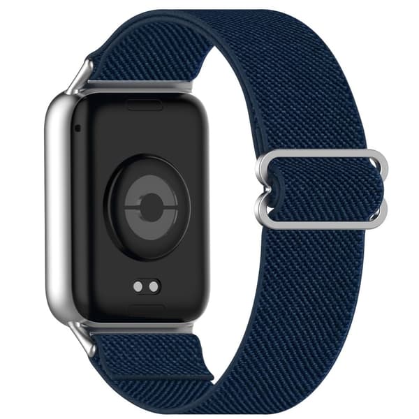 Smartwatch Band Xiaomi Redmi Watch 5 4 / Xiaomi Smart Band 9 Pro / 8 Pro Nylon Elastic Braided Strap - Midnatsblå Blue