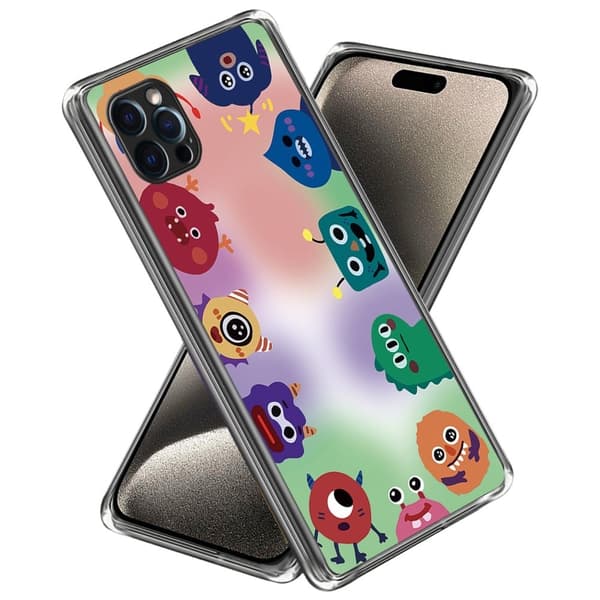 Deco iPhone 16 Pro deksel - Monstre Multicolor