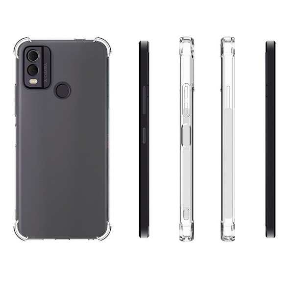 Lux-Case Airbag-cover til Nokia C22 Transparent