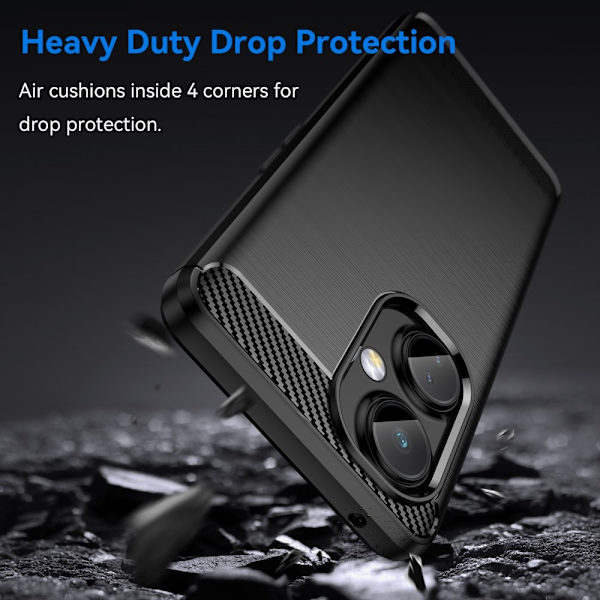 Carbon Flex Etui OnePlus Nord N30 / Ce 3 Lite - Sort Black
