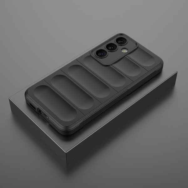 Blødt grebsformet Samsung Galaxy S24 Plus cover - Sort Black