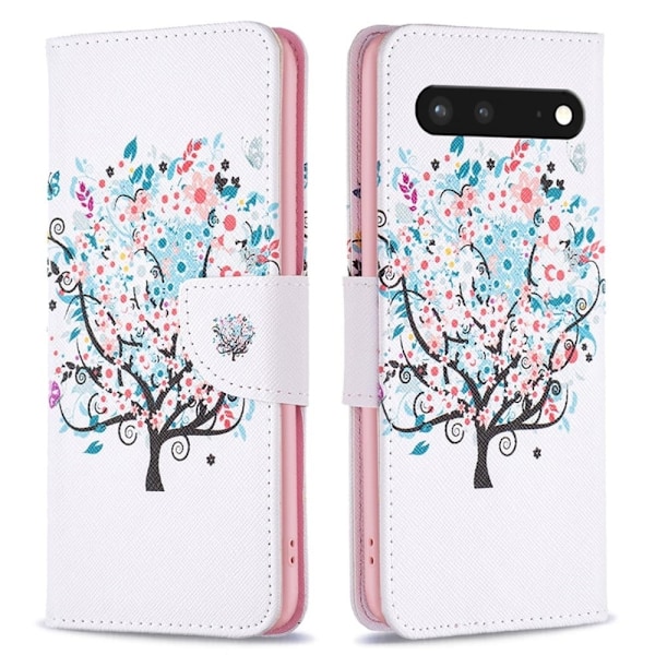 Wonderland Google Pixel 7 fodral -Rosa Rosa